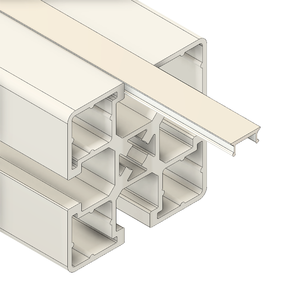 61-050-0 MODULAR SOLUTIONS ALUMINUM COVER PROFILE<br>3M
